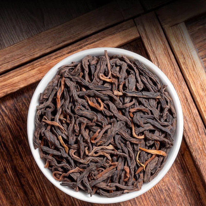 Liubao Tea – Rich Aroma, Aged Wuzhou Cellar-Stored Ripe Tea, Gift Box, 250g